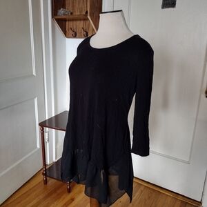 Pebble and Stone Black Fairy Tunic